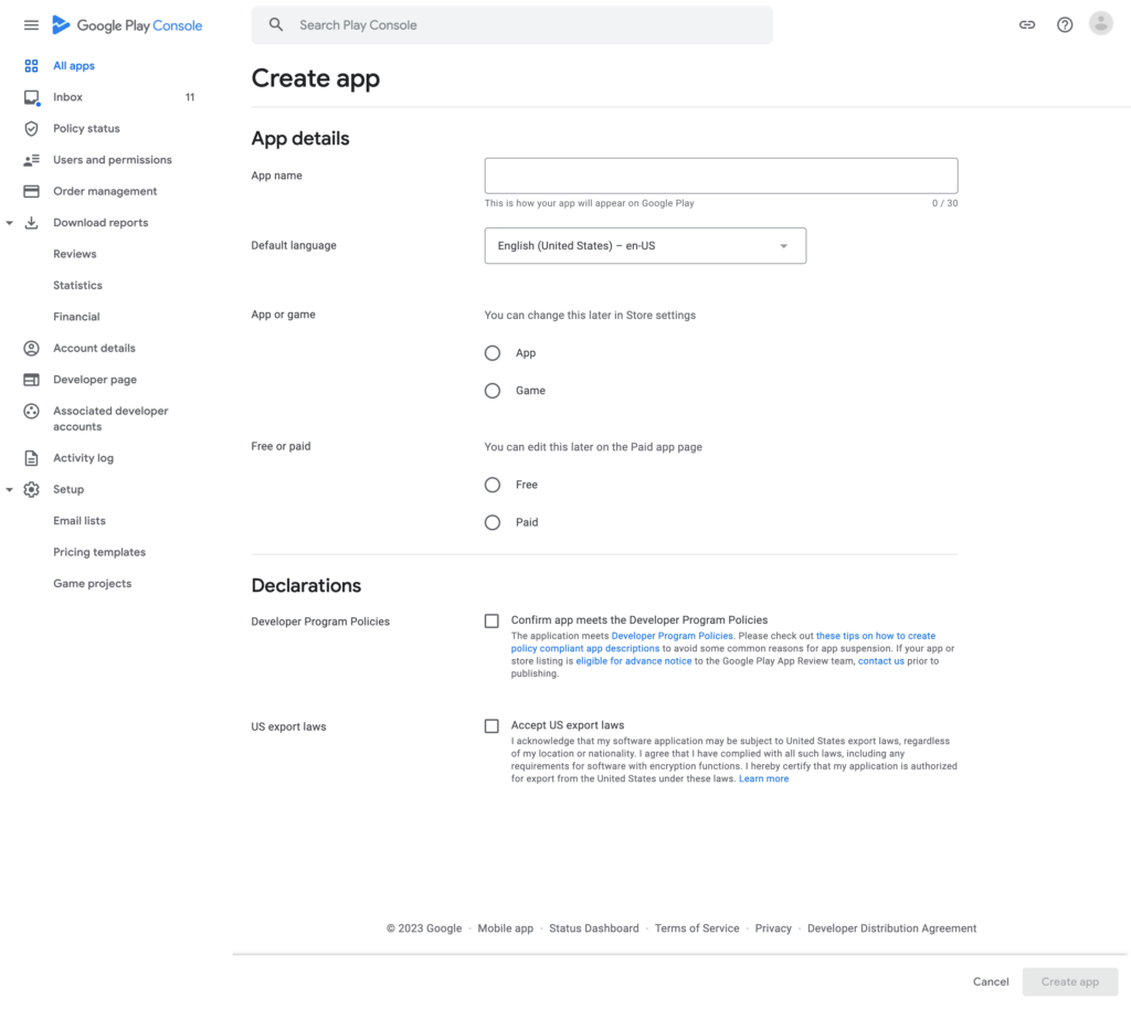 Release your app on google play store - Awesome Enterprise Documentation